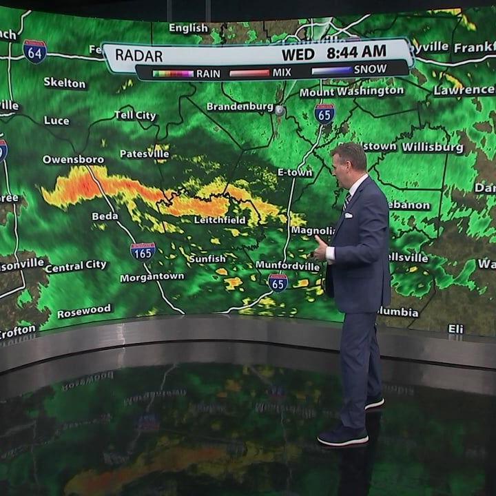 Jude Redfield's Wednesday morning forecast
